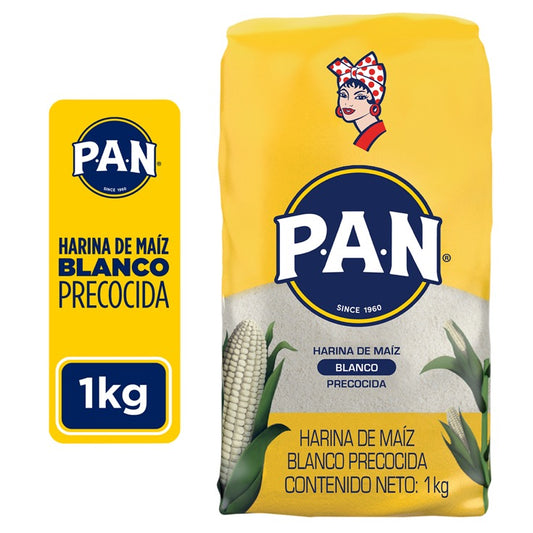 HARINA PAN BLANCA 1KG (1 Pack)